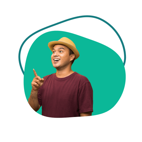 Happy Filipino man